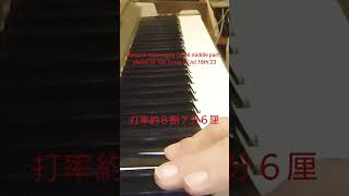 F.Chopin : Fantaisie-Impromptu middle part played e-Piano by Y.M.Tsuna 5th Recording