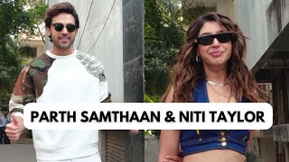 Parth Samthaan & Niti Taylor Spotted At Santacruz