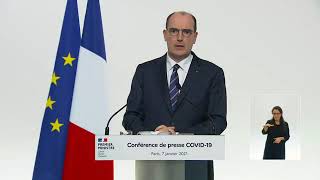 Stratégie vaccinale, couvre-feu... l'intégralité du point presse de Jean Castex