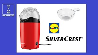 SILVERCREST Popcorn maker SPCM 1200 C1 UNBOXING (Lidl 1200 W)