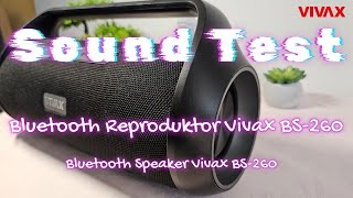 Bluetooth Speaker VIVAX BS-260 - Bluetooth reproduktor VIVAX BS-260