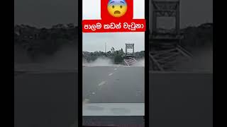 පාරෙ යද්දි එක පාරම මෙහෙම දෙයක් උනොත් 😨#liveaccidenttrain #automobile #truck  #drive