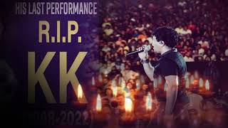 KK's Last Performance memories Video 🥺💔 KK Death During Performance | RIP KK Memorable animated bg
