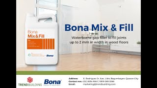 How to Use Bona Mix and Fill