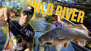 Murray Cod Fishing Floating down the River!