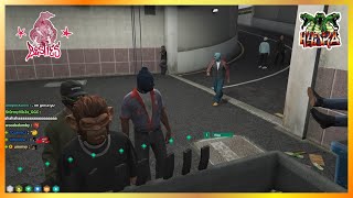 Besties And Hydra Make A  Deal At Marshall's Office Parking Lot | NoPixel 4.0 GTA RP