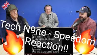 Tech N9ne - Speedom (WWC2) (feat. Eminem & Krizz Kaliko) REACTION!! | OFFICE BLO