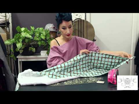 How to make and tie a head scarf How to make and tie a head scarf