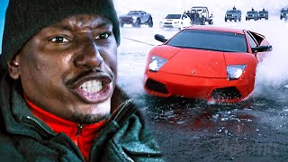 Roman's Lambo goes swimming in a frozen lake! | The Fate of the Furious | CLIP