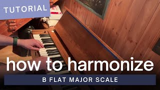 How to Harmonize Bb Major Scale