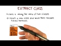 Extract Class - Georgia Tech - Software Development Process