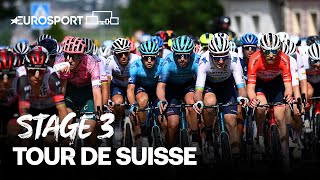 2022 Tour de Suisse - Stage 3 Highlights | Cycling | Eurosport