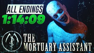 The Mortuary Assistant SPEEDRUN - ALL ENDINGS in 1:14:09