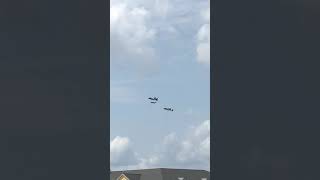 USAF Heritage Flight F-22 Raptor, A-10 Warthog, P-51 Mustang Sun ‘n Fun 2021 Lakeland, FL 4/17/21
