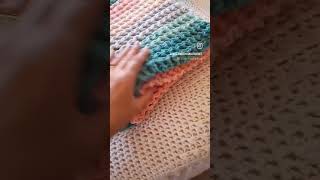 Amazing #Crochet Texture | Zigzag Waffle Blanket | Link in Description. #crochetpattern