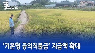 ‘기본형 공익직불금’ 지급액 확대