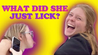 WHAT DID SHE JUST LICK? (SWEET OR SALTY) | The Miranda Affect