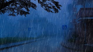 Barulho de Chuva para Dormir Profundamente ⛈ Som de Chuva, Vento e Trovoadas à Noite #9 Rain Sounds
