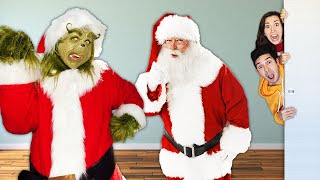 SPIAMO L' INCONTRO TRA IL GRINCH E BABBO NATALE FACCIA A FACCIA PER LA PRIMA VOLTA!