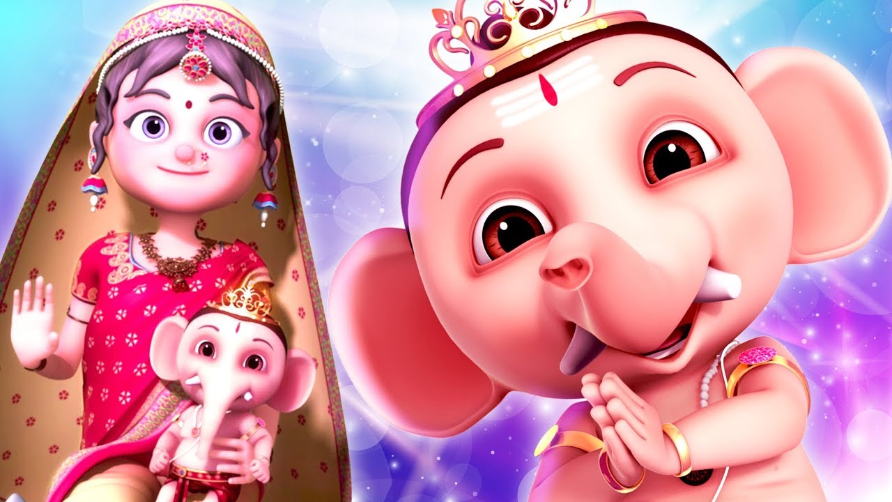 Ganapathi Bappa Morya | Ganesha Song For Kids | Bal Ganesh Dancing ...