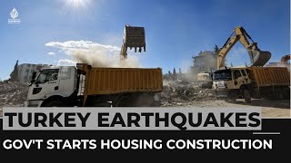 Turkey quakes: Gov't begins rebuilding for millions left homeless