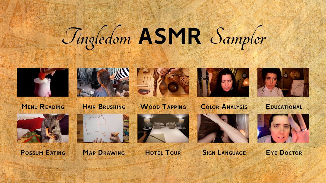 Sample 10 Different Types Of ASMR (Used At The South Australian Museum ...