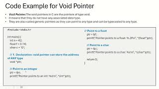 Session 4 Void Pointer in C Programming
