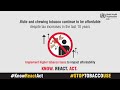 implement who fctc to save lives. knowreactact stoptobaccouse healthyindia video 5