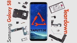 Samsung Galaxy S8 Unboxing und Teardown / Disassembly / Reparaturanleitung (deutsch)