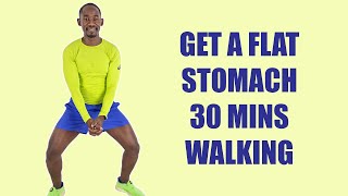GET A FLAT STOMACH WALKING AT HOME 30 Minutes A Day