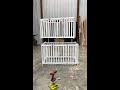 Triplet Dad surprises wife with Crib Bunk Beds!