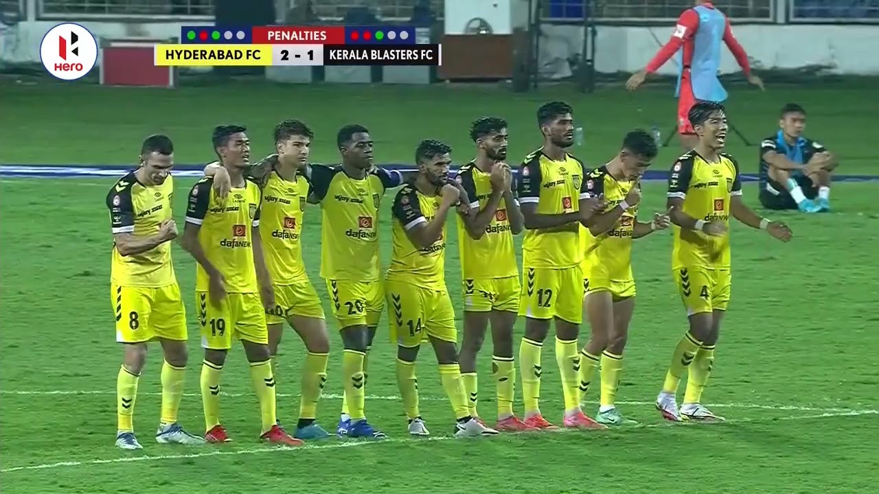 Hyderabad FC Beat Kerala Blasters FC 3-1 On Penalties | Hero ISL 2021 ...