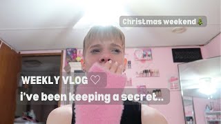 i have something to tell you.. weekly vlog ♡ (Christmas weekend)