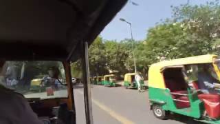 インド デリー  オートリキシャ：Delhi Auto Rickshaw【2017.04.13】