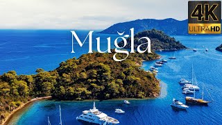 Turkey Muğla City and Places to see 4K Nature Relaxation Film with Peaceful Relaxing Music,Video