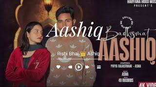 Aashik new song ( syahi 3 ) song haryanvi song RISHI BHAI rimix song    #sadsong #syahi3