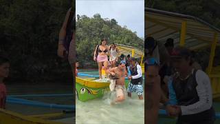 Arrival from boat 😍😍 #travel #amusementpark #swimming #themepark #waterslide #waterfun #fun