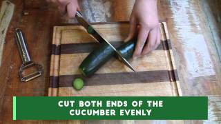 How To Spiralize A Cucumber