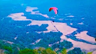 Flying real Parachute in Kharkutta North Garo Hills Meghalaya