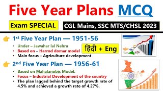 Five Year Plan in Indian | भारत की पंचवर्षीय योजनाएं | 5 Year plans | Bharat ki Panchvarshiya Yojna