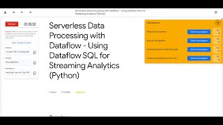 Serverless Data Processing with Dataflow - Using Dataflow SQL for Streaming Analytics (Python)