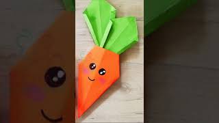 How To Make Easy Paper CARROT For Kids   Nursery Craft Ideas   Paper Craft Easy   DV Craft