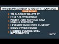Man discharges firearm to fend off attacking dogs