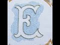 Basic hand embroidery design (seed stitch)