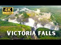 Victoria Falls 4k in Zimbabwe Amazing Wonder in Earth