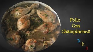 Pollo con Champiñones – Receta Sabrosona