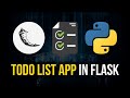 Simple Todo List App in Flask - Beginner Project