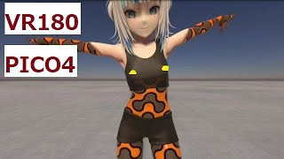 [VR180 PICO4] Gura - Crab Rave(Locked posion) [DanceXR(MMD)]