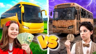 1$ vs 1 000 000$ Bus Challenge