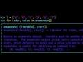 Python enumerate